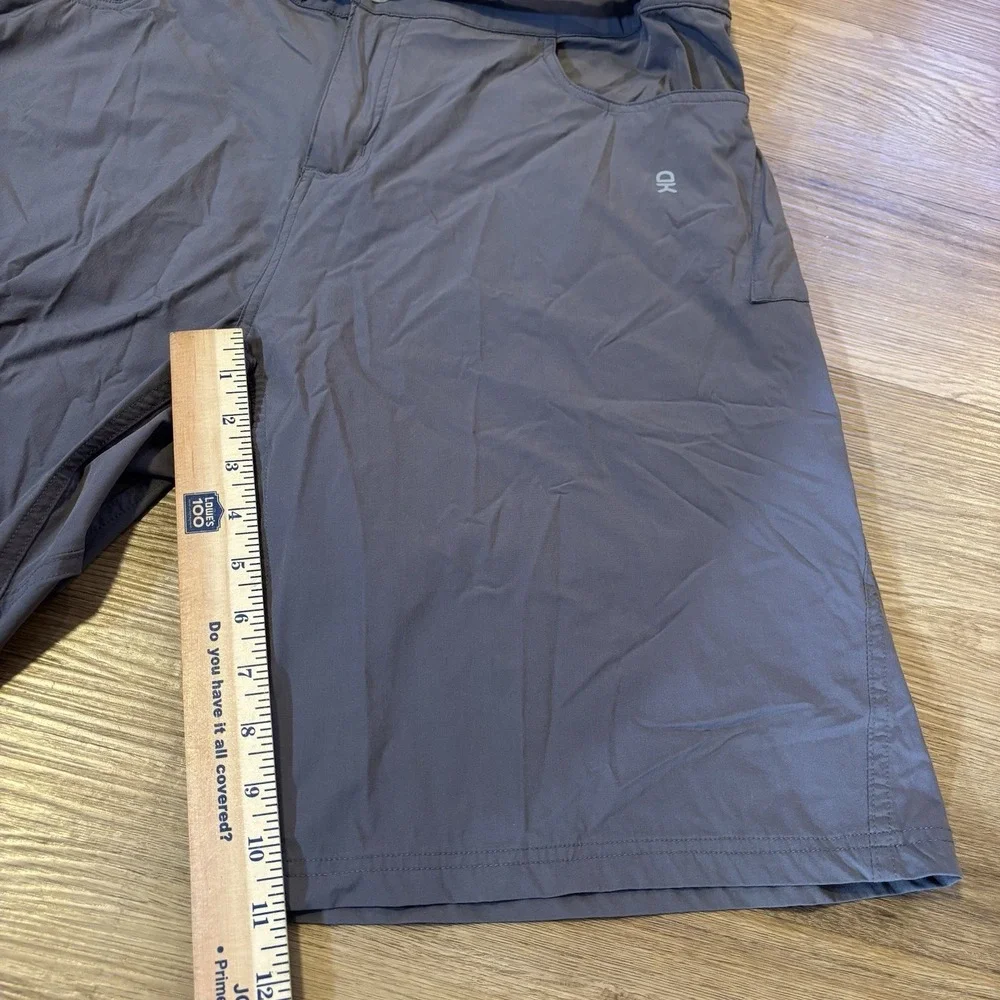 Little Donkey‎ Andy Mens XL Cargo Short Hiking Stretch Zip Pocket Quick Dry